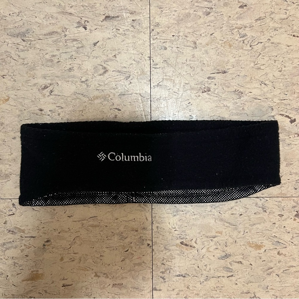 Columbia Black Fleece Omni Heat Headband Ear Warmer Unisex Size L/XL CLEAN